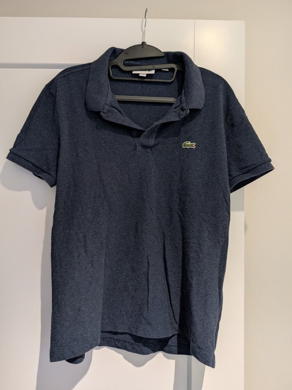 Lacoste navy heather polo Size L - Slim Fit - Picture 2 of 6